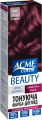 ACME Color Beauty matu krāsa-gels 035 granātābols цена и информация | Краска для волос | kaup24.ee