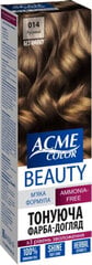 ACME Color Beauty matu krāsa-gels 014 gaiši brūns цена и информация | Краска для волос | kaup24.ee