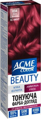 ACME Color Beauty matu krāsa-gels 034 savvaļas ķirsis цена и информация | Краска для волос | kaup24.ee