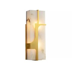 Элегантный мраморный и медный настенный светильник цена и информация | Настенные светильники | kaup24.ee