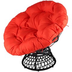 садовое кресло с подушкой, красное цена и информация | Уличные cтулья | kaup24.ee