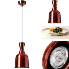 Инфракрасная ИК-лампа для подогрева посуды, подвесная, латунь, диаметр. 19 см 250 Вт цена и информация | Особенные приборы для приготовления пищи | kaup24.ee