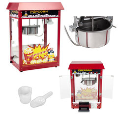 Машина для попкорна в баре с красной крышей цена и информация | Особенные приборы для приготовления пищи | kaup24.ee