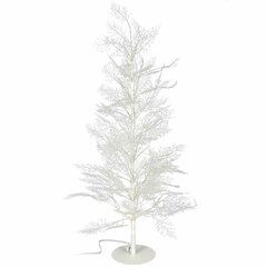 Jõulupuu valge 58 led 90 cm jõulukaunistus, mis imiteerib mändi, metallist ja plastikust, kõrgus 90 cm, koju ja aeda, IP44 GS hind ja info | Kunstkuused | kaup24.ee
