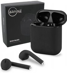 Juhtmeta kõrvaklapid - Brainz, must hind ja info | Kõrvaklapid | kaup24.ee