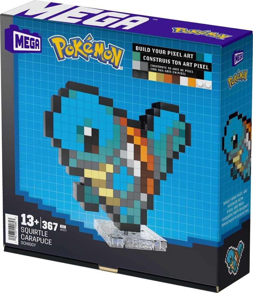 Konstruktor Pokemon Squirtle Mega, 367 d. цена и информация | Klotsid ja konstruktorid | kaup24.ee