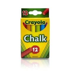 Värviline kriit CX Crayola, 12 tk, 51-816 hind ja info | Kunstitarbed, voolimise tarvikud | kaup24.ee