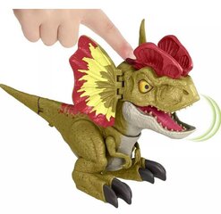 Dinosaurus Dilophosaurus helidega Jurassic World, GWY56 hind ja info | Poiste mänguasjad | kaup24.ee