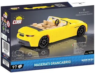 Konstruktor Maserati 2024 GranCabrio Cobi, 97 d. hind ja info | Klotsid ja konstruktorid | kaup24.ee