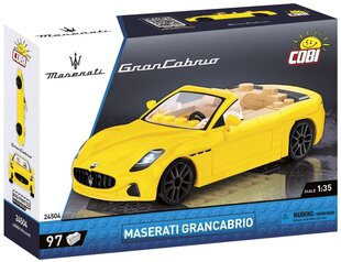 Konstruktor Maserati 2024 GranCabrio Cobi, 97 d. hind ja info | Klotsid ja konstruktorid | kaup24.ee