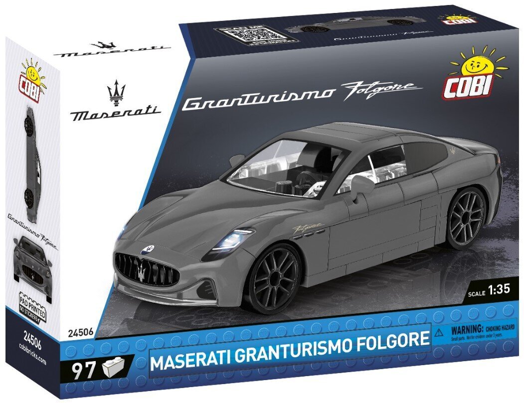 Konstruktor Maserati 2024 GranTurism Folgore Cobi, 97 a. hind ja info | Klotsid ja konstruktorid | kaup24.ee