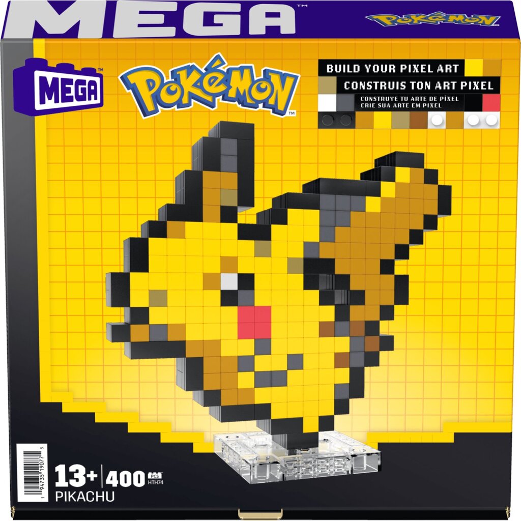 Konstruktor Pokemon Pikachu Mega, 400 d. цена и информация | Klotsid ja konstruktorid | kaup24.ee