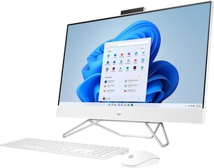 HP 27-cb1032nw AMD Ryzen™ 7 68,6 см (27") 1920 x 1080 пикселей 8 ГБ DDR4-SDRAM 512 ГБ SSD Моноблок Windows 11 Домашняя Wi-Fi 5 (802.11ac) Белый цена и информация | Стационарные компьютеры | kaup24.ee