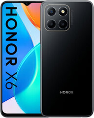 Honor X6, 64 GB, Dual SIM, must hind ja info | Telefonid | kaup24.ee