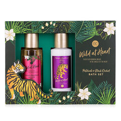 Vannihoolduse kinkekomplekt Wild at Heart: dušigeel, 100 ml + kehakreem, 100 ml цена и информация | Масла, гели для душа | kaup24.ee