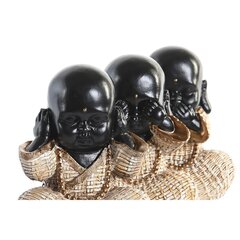 Декоративная фигура DKD Home Decor Красный Бежевый Смола Монах Восточный (12 x 7,5 x 15,5 cm) (6 штук) цена и информация | Детали интерьера | kaup24.ee