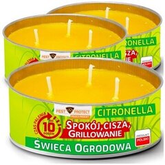 Набор свечей против насекомых, 3 шт. CITRONELLA цена и информация | Насекомые | kaup24.ee