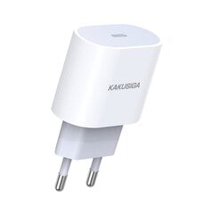Зарядное устройство KAKUSIGA KSC-541 PD | 25 Вт | USB-C белый цена и информация | Зарядные устройства для телефонов | kaup24.ee