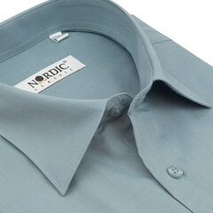 Рубашки однотонные мужские NORDIC, прямой силуэт - С коротким рукавом 1130K-46 цена и информация | Мужские рубашки | kaup24.ee