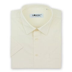 Рубашки однотонные мужские NORDIC, прямой силуэт - С коротким рукавом 1141K-50 цена и информация | Мужские рубашки | kaup24.ee