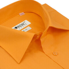 Рубашки однотонные мужские NORDIC, приталенный силуэт - С коротким рукавом 1147FK-45 цена и информация | Мужские рубашки | kaup24.ee