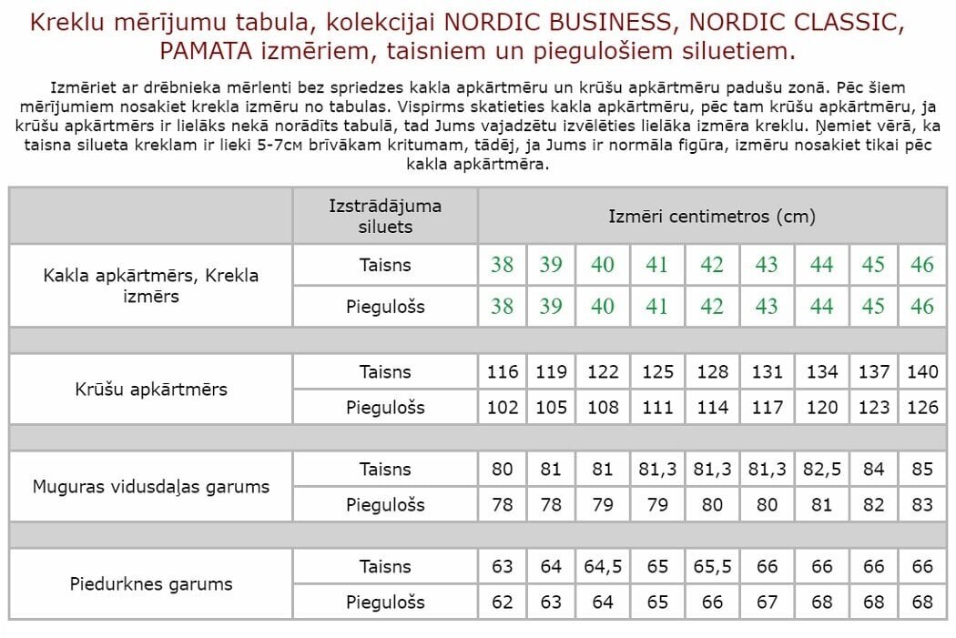 Särk meestele Nordic, punane цена и информация | Meeste särgid ja triiksärgid | kaup24.ee