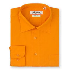 Рубашки однотонные мужские NORDIC, приталенный силуэт - С длинным рукавом 1149F-46 цена и информация | Мужские рубашки | kaup24.ee