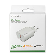 Зарядное устройство (беспроводное) VoltPlug Adaptive PD 25W с быстрой зарядкой и AFC, белого цвета цена и информация | Зарядные устройства для телефонов | kaup24.ee