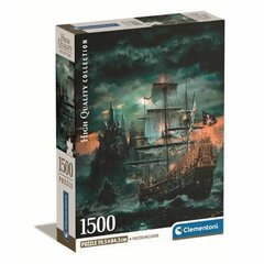 Пазл Пиратский корабль Clementoni, 1500 деталей цена и информация | Пазлы | kaup24.ee