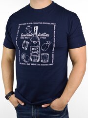 Мужская футболка Noviti "Brandy" (синяя) цена и информация | Мужские футболки | kaup24.ee
