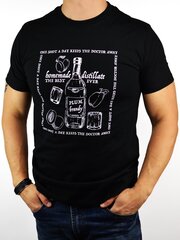 Мужская футболка Noviti "Brandy" (черная) цена и информация | Мужские футболки | kaup24.ee