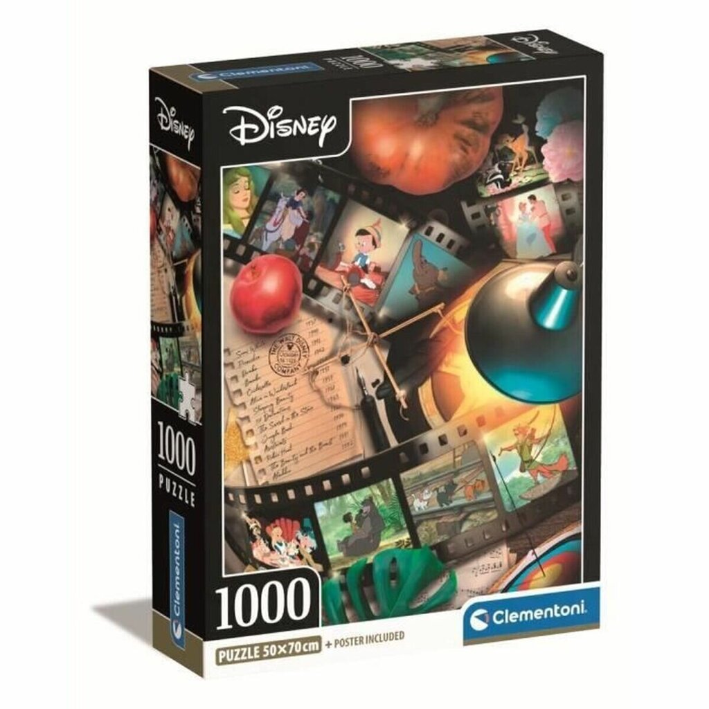 Pusle Classic Movies Disney Clementoni, 1000 tk цена и информация | Pusled | kaup24.ee