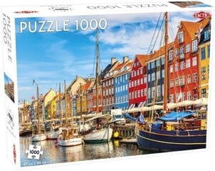 Пазл TacTic Nyhavn, Копенгаген, 1000 д. цена и информация | Пазлы | kaup24.ee