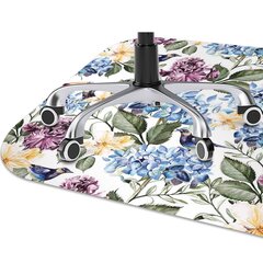 Põrandat kaitsev matt Retro lilled, 100x70 cm цена и информация | Офисные кресла | kaup24.ee