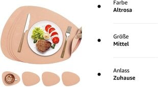 Caliyo alus taldrikutele ja tassidele, 8tk hind ja info | Laudlinad, lauamatid, servjetid | kaup24.ee