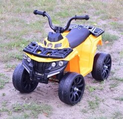 Одноместный детский электрический квадроцикл Quad Sport, желтый цена и информация | Электромобили для детей | kaup24.ee