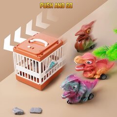 Dinosaurused puuriga, 4 tk hind ja info | Poiste mänguasjad | kaup24.ee