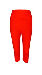 Леггинсы-бриджи для женщин Kinga, красного цвета цена и информация | Женские брюки | kaup24.ee