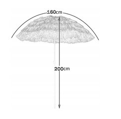Зонт уличный с подошвой и чехлом Doma, 95х180см цена и информация | Зонты, маркизы, стойки | kaup24.ee