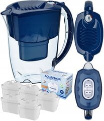 Filterkann Aquaphor Amethyst Maxfor+ 2,8L, sinine + 5 filtrit hind ja info | Filterkannud ja filtrid | kaup24.ee