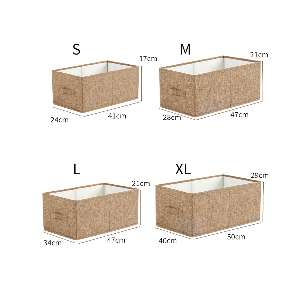 Hoiukastid, riiete organiseerija Livman LSS-001, 4 tk. цена и информация | Hoiukastid ja -korvid | kaup24.ee