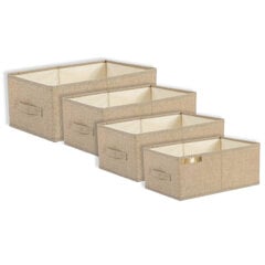 Коробки для хранения, органайзер для одежды Livman LSS-001, 4 шт. цена и информация | Ящики для вещей | kaup24.ee