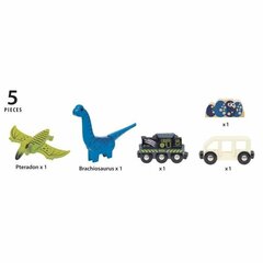 Поезд Brio Dinosaur Battery train цена и информация | Игрушки для мальчиков | kaup24.ee