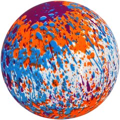 Laste värviline kummipall, 15 cm hind ja info | Täispuhutavad veemänguasjad ja ujumistarbed | kaup24.ee