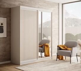 Шкаф ADRK Furniture Delia 160, белого цвета цена и информация | Шкафы | kaup24.ee