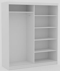 Шкаф ADRK Furniture Delia 180, белый цвет цена и информация | Шкафы | kaup24.ee