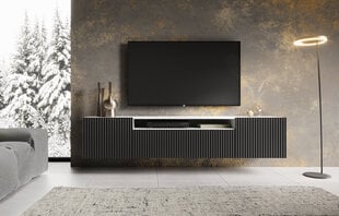 Tv-kapp ADRK Furniture Noemi, must/valge hind ja info | TV alused | kaup24.ee