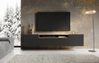 Tv-kapp ADRK Furniture Noemi, must/pruun цена и информация | TV alused | kaup24.ee
