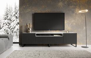 ТВ шкафчик ADRK Furniture Noemi, черный/белый цвет цена и информация | Тумбы под телевизор | kaup24.ee