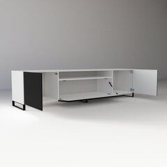 Tv-kapp ADRK Furniture Noemi, must/valge hind ja info | TV alused | kaup24.ee
